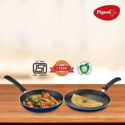 Pigeon Cookware Set (Aluminium, 6 - Piece)