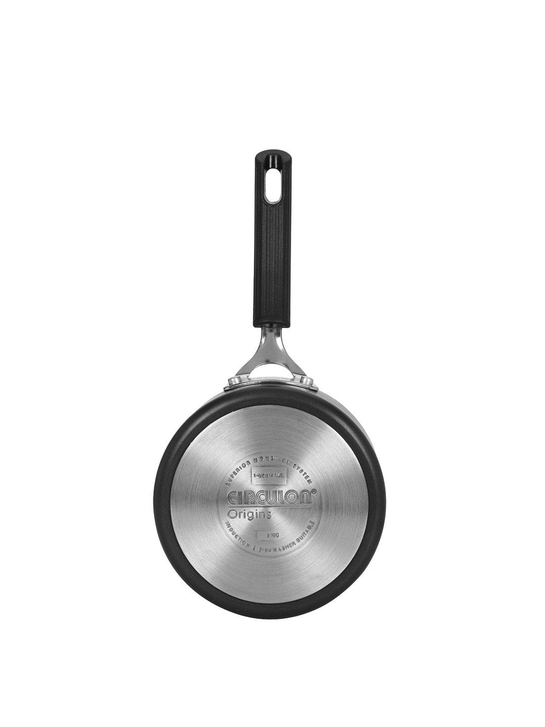 MEYER Black & Transparent Circulon Origins Non-Stick Hard-Anodized Saucepan
