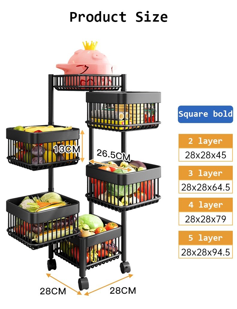 4th Generation Rotating Kitchen Rack ( OFFER START )