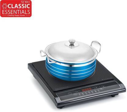 Classic Essential 5pcs coloured handi Induction Bottom Cookware Set (Stainless Steel, 5 - Piece)