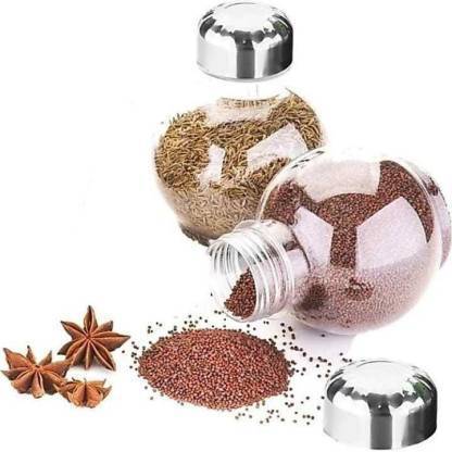 2Mech Premium 360 Revolving Spice Container Spice Box Masala Box Spice Rack Masala Rack Set Of 16 Piece Condiment sets Spice Set (Plastic)