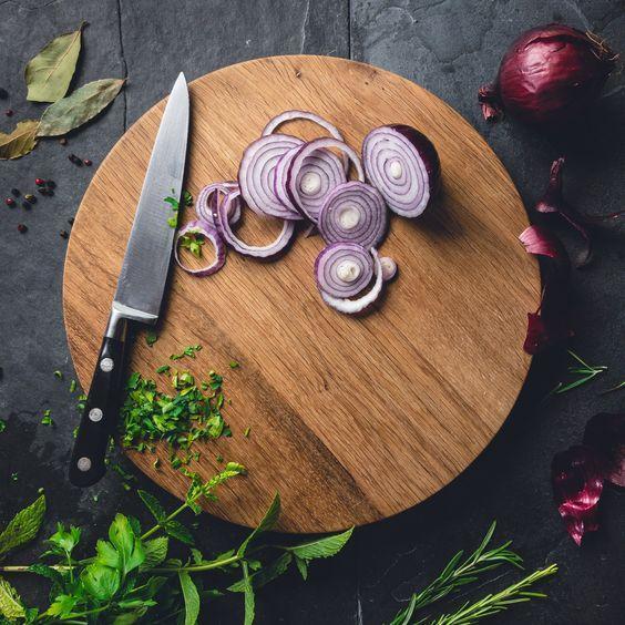 Round Solid Wooden Chopping Board