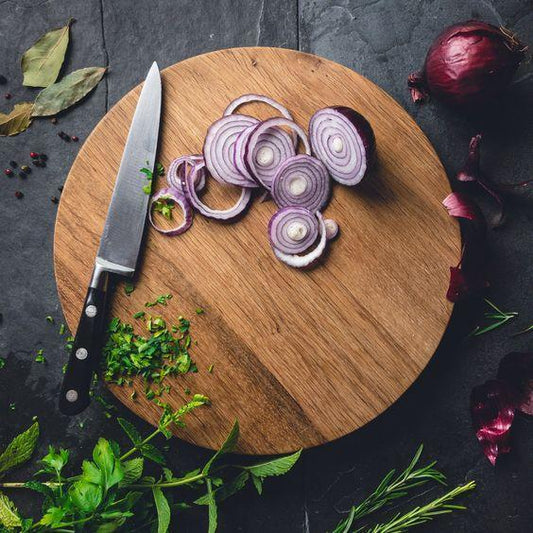 Round Solid Wooden Chopping Board