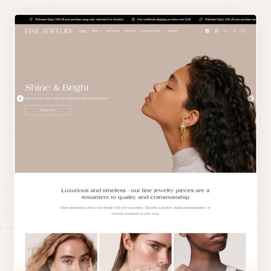 Fine Jewelry - Elegant & Modern Shopify Theme