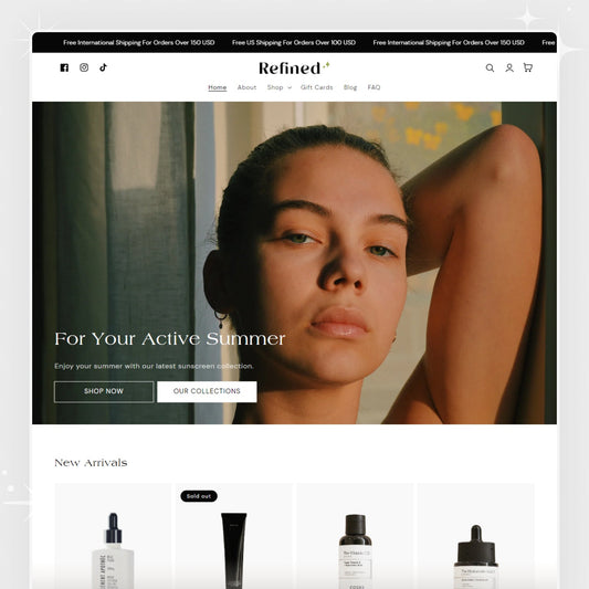 Refined - Cosmetic Shopify Theme