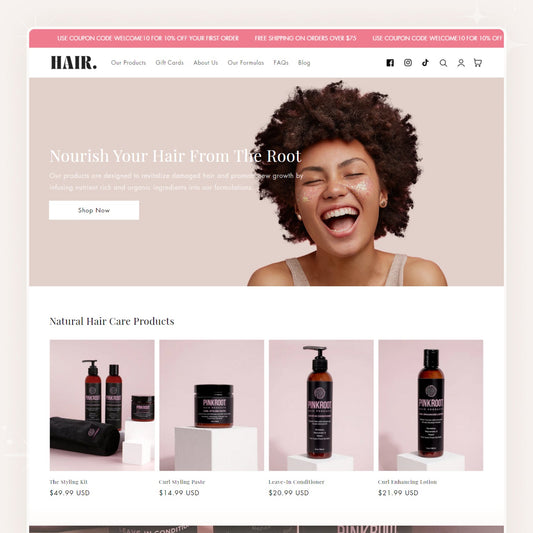 Hair - Beauty Hair Care Shopify Theme