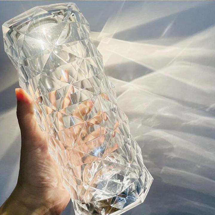 3 Color Touch Diamond Crystal Lamp- Exclusively Imported Item